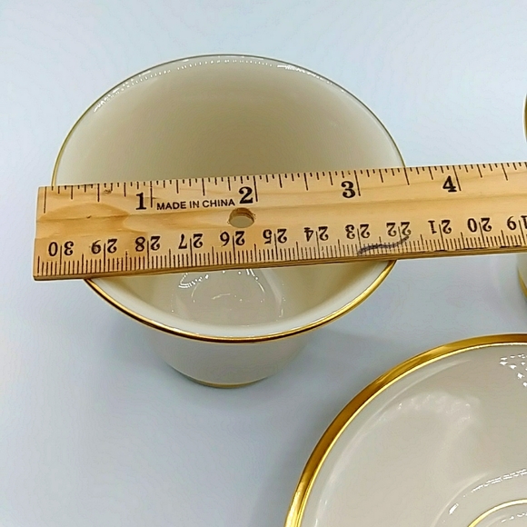 COPY- 2 Lenox Eternal Cup & Saucer Sets. USA - Picture 6 of 8